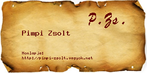 Pimpi Zsolt névjegykártya